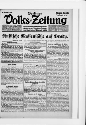 Berliner Volkszeitung vom 29.07.1916