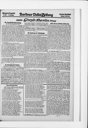 Berliner Volkszeitung vom 30.07.1916