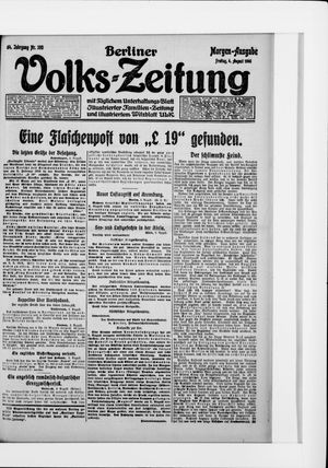 Berliner Volkszeitung on Aug 4, 1916