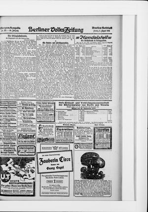 Berliner Volkszeitung vom 04.08.1916