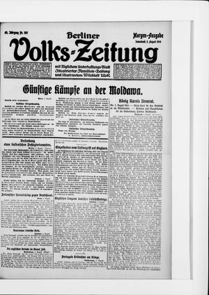 Berliner Volkszeitung vom 05.08.1916