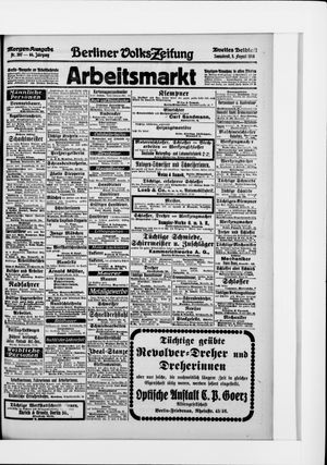 Berliner Volkszeitung vom 05.08.1916