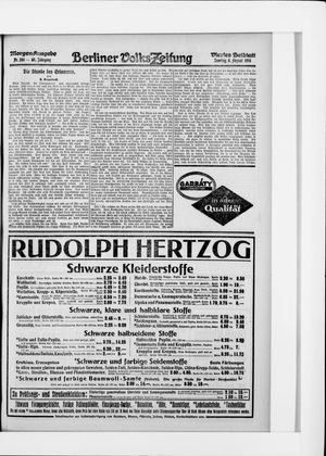 Berliner Volkszeitung on Aug 6, 1916