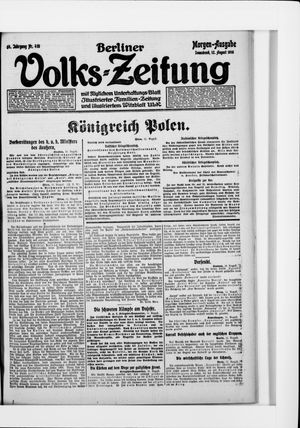Berliner Volkszeitung vom 12.08.1916