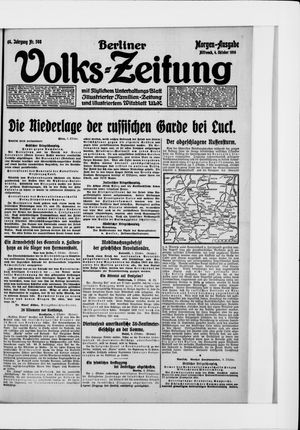 Berliner Volkszeitung vom 04.10.1916