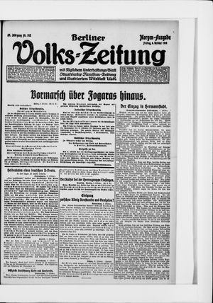 Berliner Volkszeitung vom 06.10.1916