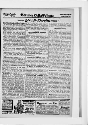 Berliner Volkszeitung vom 06.10.1916