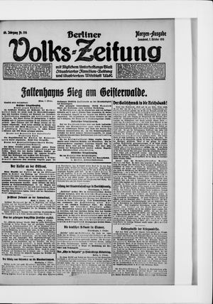 Berliner Volkszeitung vom 07.10.1916
