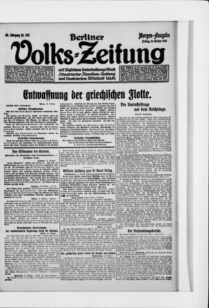 Berliner Volkszeitung vom 13.10.1916