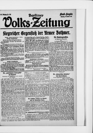 Berliner Volkszeitung vom 17.10.1916