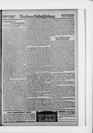 Berliner Volkszeitung vom 24.10.1916