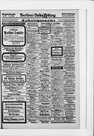 Berliner Volkszeitung vom 05.11.1916