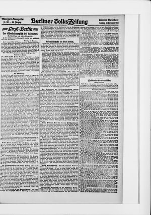 Berliner Volkszeitung vom 12.11.1916