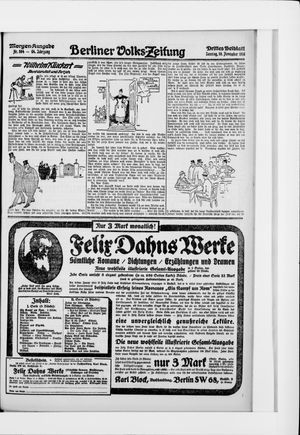 Berliner Volkszeitung vom 19.11.1916