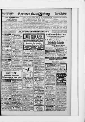 Berliner Volkszeitung vom 19.11.1916