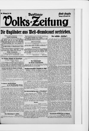 Berliner Volkszeitung vom 20.11.1916