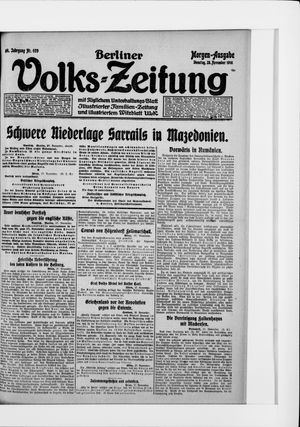 Berliner Volkszeitung vom 28.11.1916