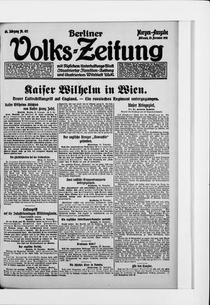 Berliner Volkszeitung vom 29.11.1916