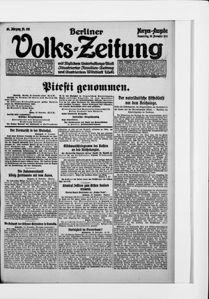 Berliner Volkszeitung on Nov 30, 1916