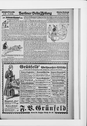 Berliner Volkszeitung vom 03.12.1916