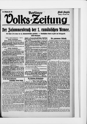 Berliner Volkszeitung vom 04.12.1916