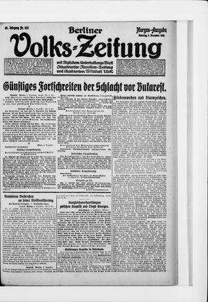 Berliner Volkszeitung on Dec 5, 1916