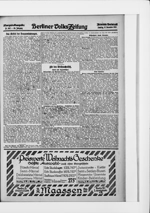 Berliner Volkszeitung vom 17.12.1916