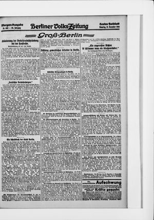 Berliner Volkszeitung vom 19.12.1916