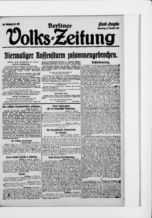 Berliner Volkszeitung vom 21.12.1916