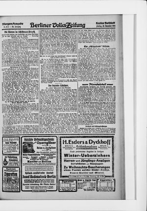 Berliner Volkszeitung vom 22.12.1916