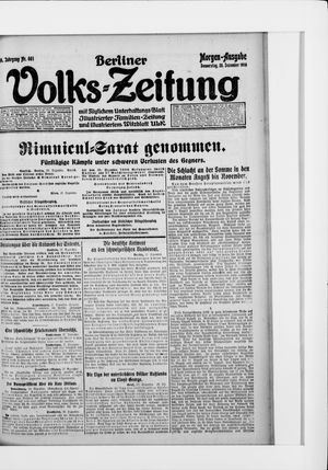 Berliner Volkszeitung on Dec 28, 1916