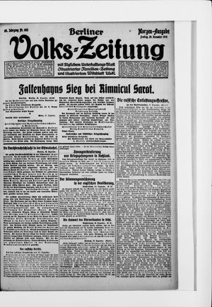 Berliner Volkszeitung vom 29.12.1916