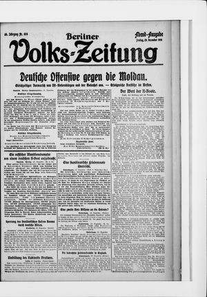 Berliner Volkszeitung vom 29.12.1916
