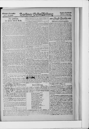 Berliner Volkszeitung vom 03.01.1917
