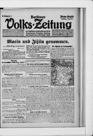 Berliner Volkszeitung vom 04.01.1917