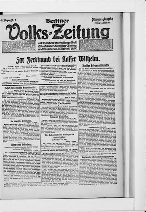 Berliner Volkszeitung on Jan 5, 1917