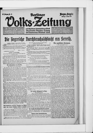 Berliner Volkszeitung vom 07.01.1917