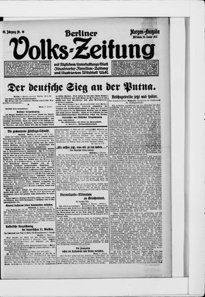 Berliner Volkszeitung on Jan 10, 1917