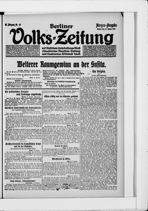 Berliner Volkszeitung vom 11.01.1917