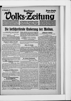 Berliner Volkszeitung vom 14.01.1917
