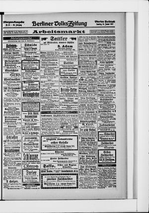Berliner Volkszeitung vom 14.01.1917