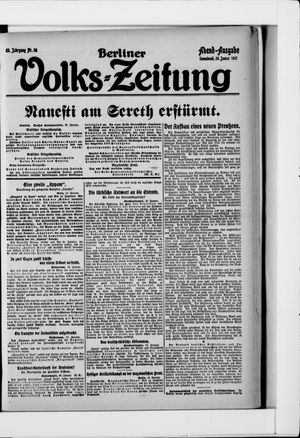 Berliner Volkszeitung vom 20.01.1917
