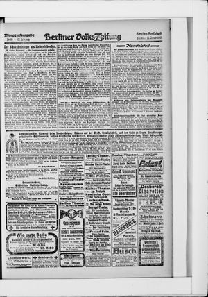 Berliner Volkszeitung vom 31.01.1917