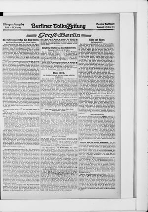 Berliner Volkszeitung vom 03.02.1917