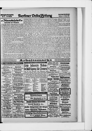 Berliner Volkszeitung on Feb 11, 1917