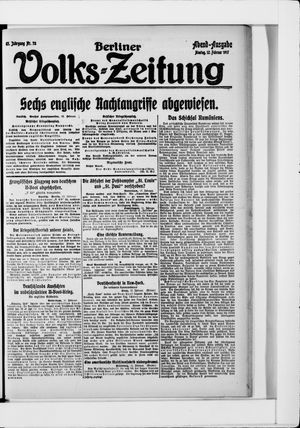 Berliner Volkszeitung vom 12.02.1917