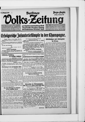 Berliner Volkszeitung on Feb 16, 1917