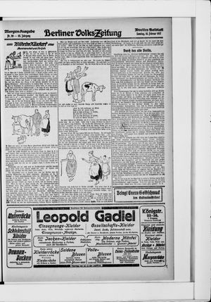 Berliner Volkszeitung vom 18.02.1917