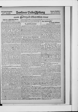 Berliner Volkszeitung on Feb 23, 1917