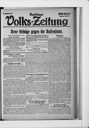Berliner Volkszeitung vom 03.03.1917